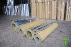 Bông khoáng rockwool ống phi 219-7